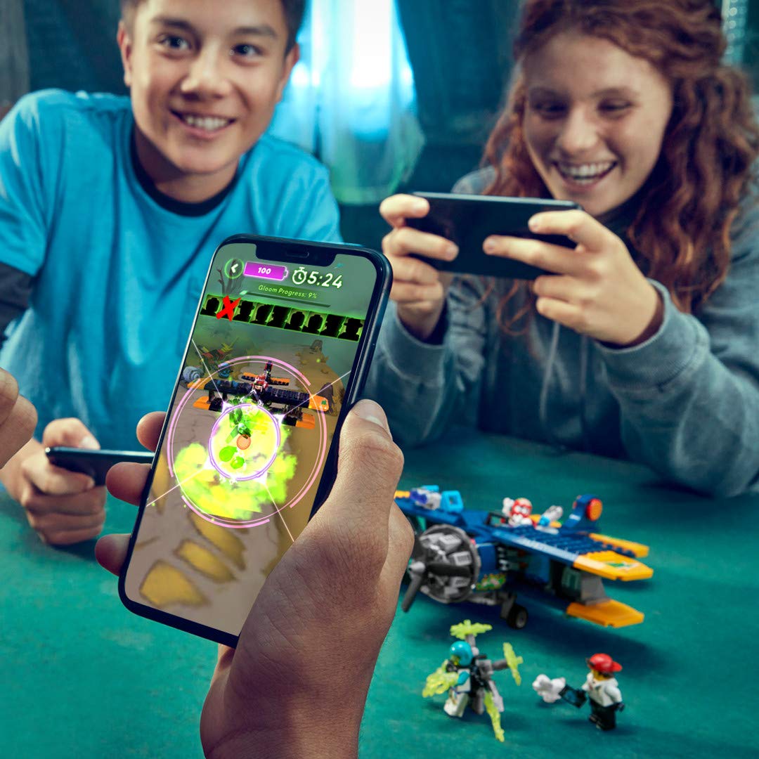 LEGO Hidden Side L’Aereo Acrobatico di El Fuego, App per Giochi AR, Playset Multigiocatore Interattivo a Realtà Aumentata per iPhone/Android, 70429