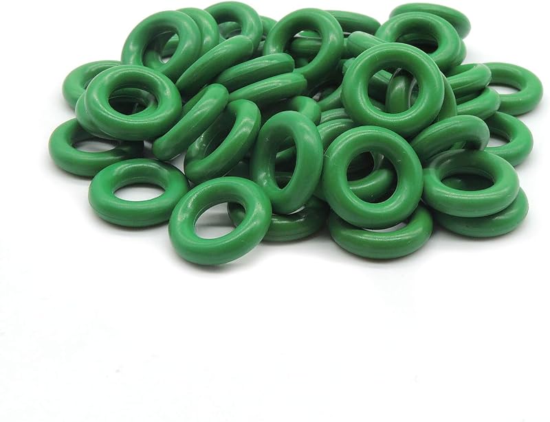 Kit de Anéis O-Ring para Injetor de Combustível HiSport O-203 Verde 7,52 mm x 3,53 mm – 50 unidades