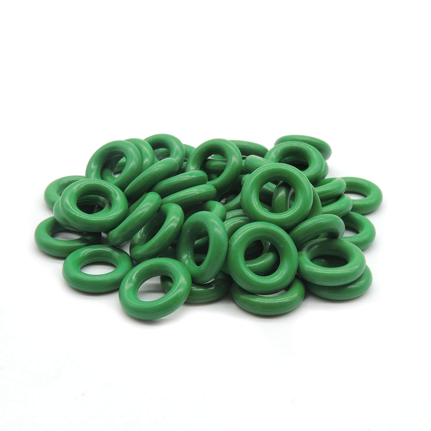 HiSport Fuel Injector O-Rings Set O-203 Green 7.52mm X 3.53 mm 50 Pcs Compatible with IWP063 IWP043 IWP069 IWP181 IWP189 IWP162 0280158233 0280158091 0280158020 0280156161 0280156029 Fuel Injector