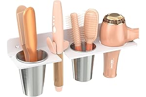 HIIMIEI hair iron holder: A Wall-Mounted Hair Tool Organizer for Your Styling Needs