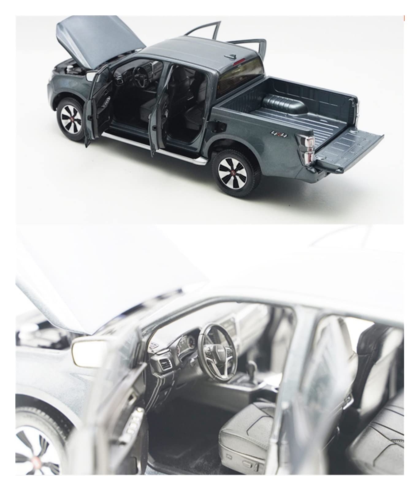 Amazon | ミニカー 1:18いすゞピックアップトラックチタン合金