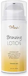 DELÚVIA Loção Bronzeadora Corporal Brilho E Brilho, Maquiagem Pós-Sol Para Pernas, Hidratante Iluminador, Rosto Corpo. Cuidados Com A Pele Por