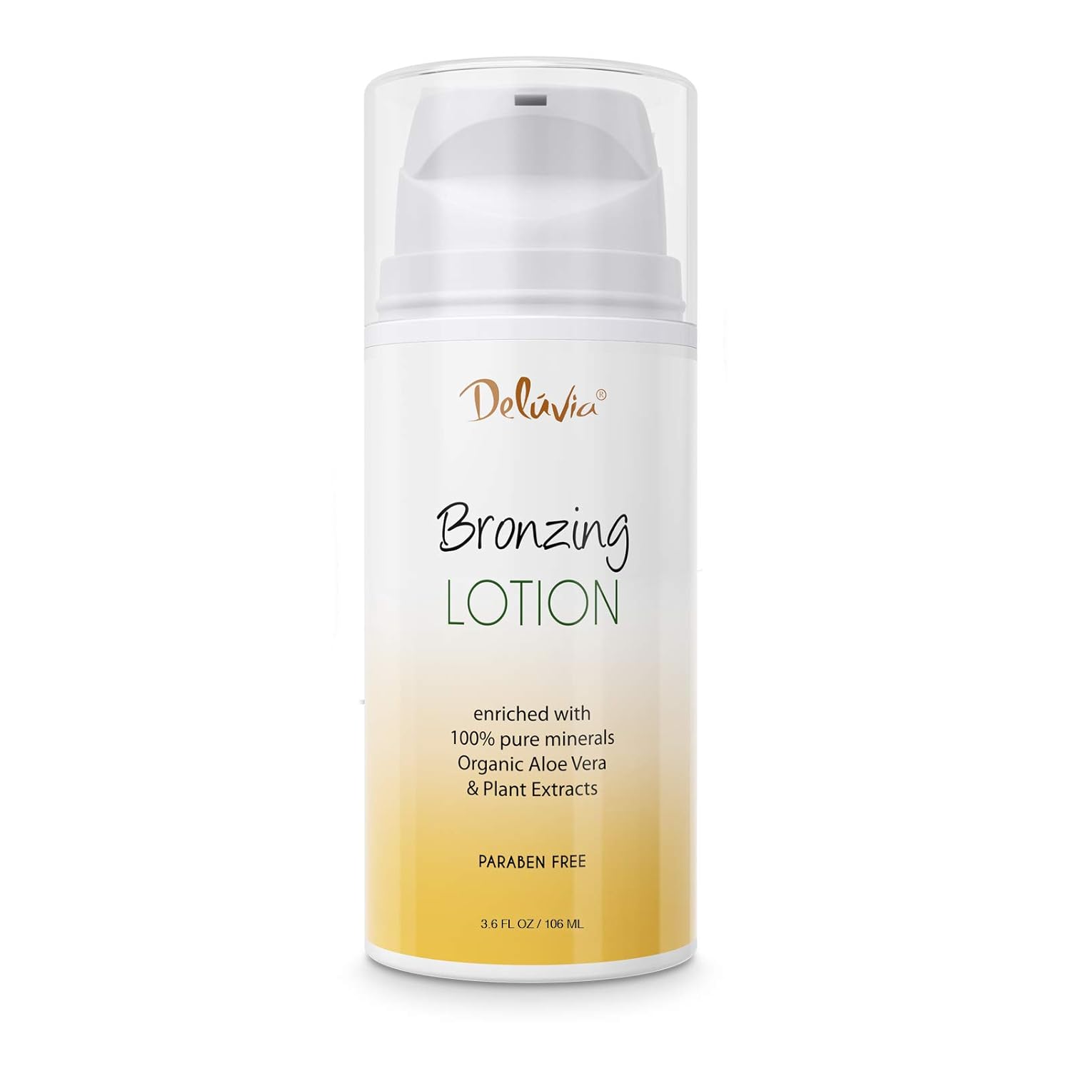Deluvia Body Shimmer Wash Off Loción bronceadora, loción para después del sol, maquillaje de piernas, hidratante corporal iluminador, loción