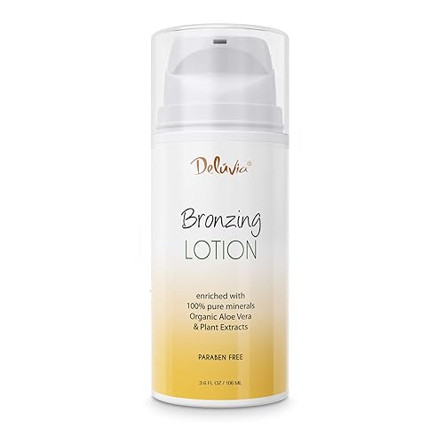 Deluvia Body Shimmer Wash Off Loción bronceadora, loción para después del sol, maquillaje de piernas, hidratante corporal iluminador, loción