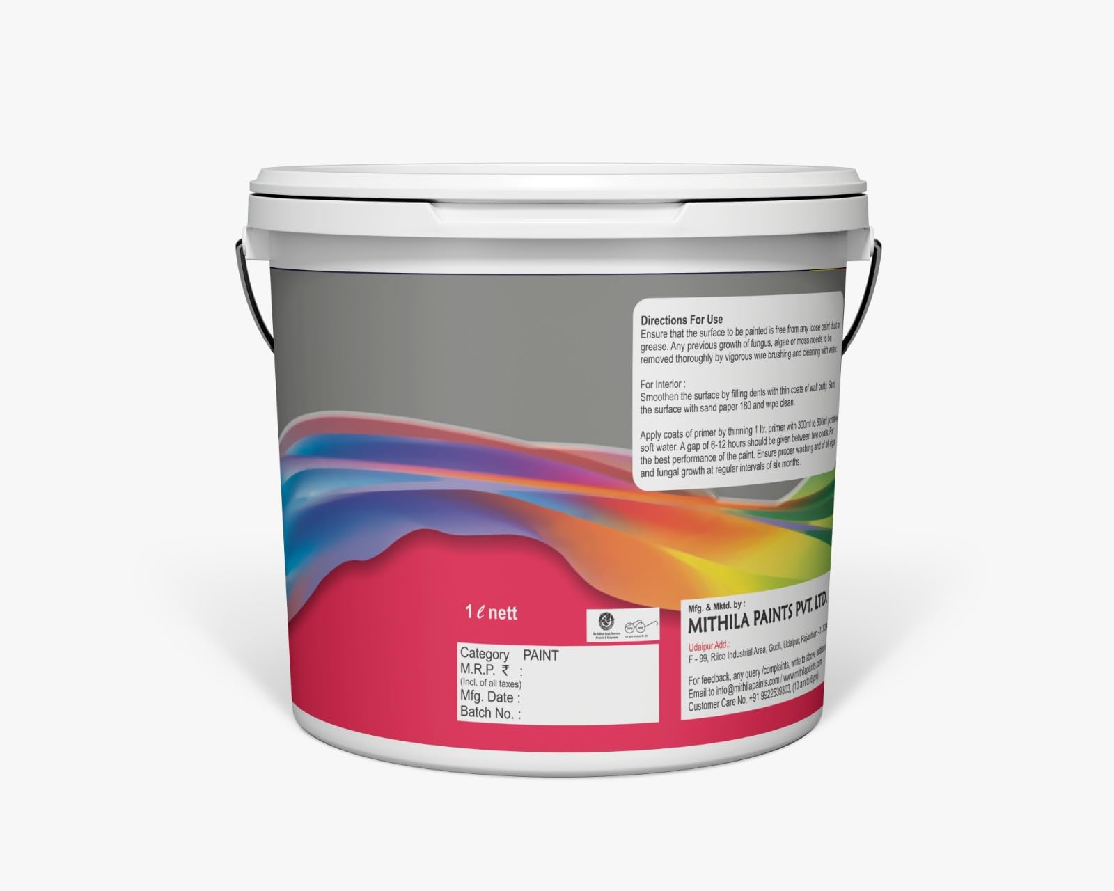 Mithila Paints Rato 2 In 1 wall Primer 1