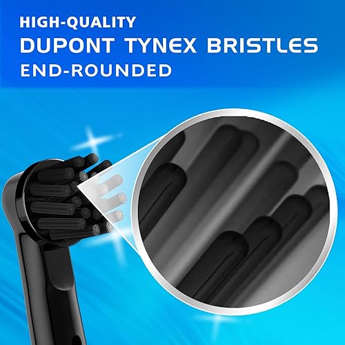 Miniatura 10 de Cabezales de repuesto para cepillos de dientes eléctricos Braun Oral-B 4 unidades para cepillo de dientes de acción de hilo dental de repuesto