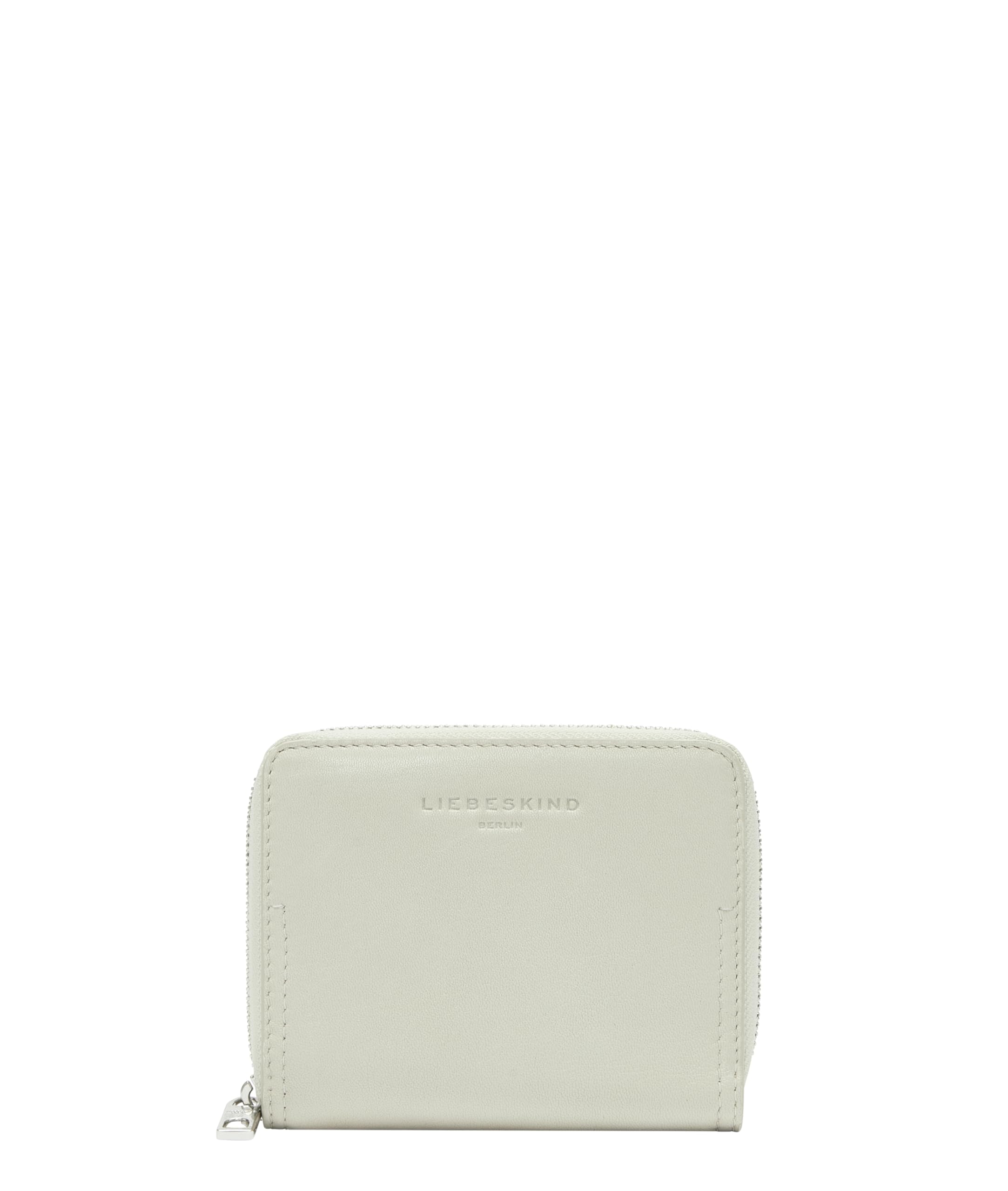 LIEBESKIND Berlin Women's Conny Large Leather Purse, Lots of Space, Many Compartments & Coin Compartment, Leather Wallet, Women's Purse Large with RFID Protection, Milk, M (HxBxT 10cm x 12.5cm x 2cm