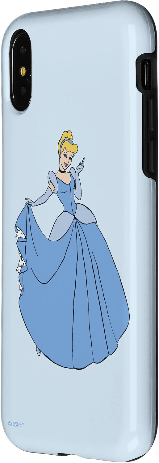 Disney Princess Cinderella in Blue Ball Gown Case for iPhone X/XS