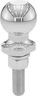 CURT 40073 2-Inch Chrome Trailer Hitch Ball - 3,500 lbs Capacity, 3/4 x 3-Inch Shank for Secure Towing