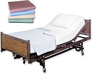 Fitted Hospital Bed XL, Deluxe Hospital Bed Sheet Set - 36X80X9 Hospital Bed Sheet Set, 5 Colors (Bone)