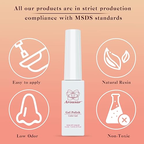 Miniatura 5 de Esmalte de gel, kit de iniciación de 8 colores de piel rosa nude, otoño, día de Acción de Gracias, todas las estaciones, marrón neutro, juego de