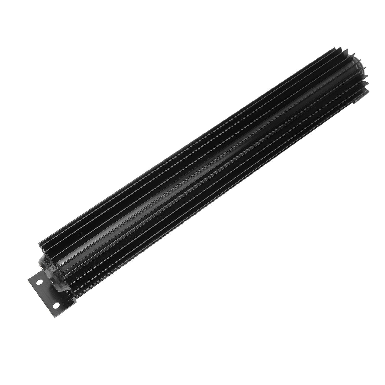 AMONIDA Radiatore Dell'olio per Trasmissione Alettato Universale da 18 Pollici Design in Alluminio Durevole per Auto Camion (BLACK)