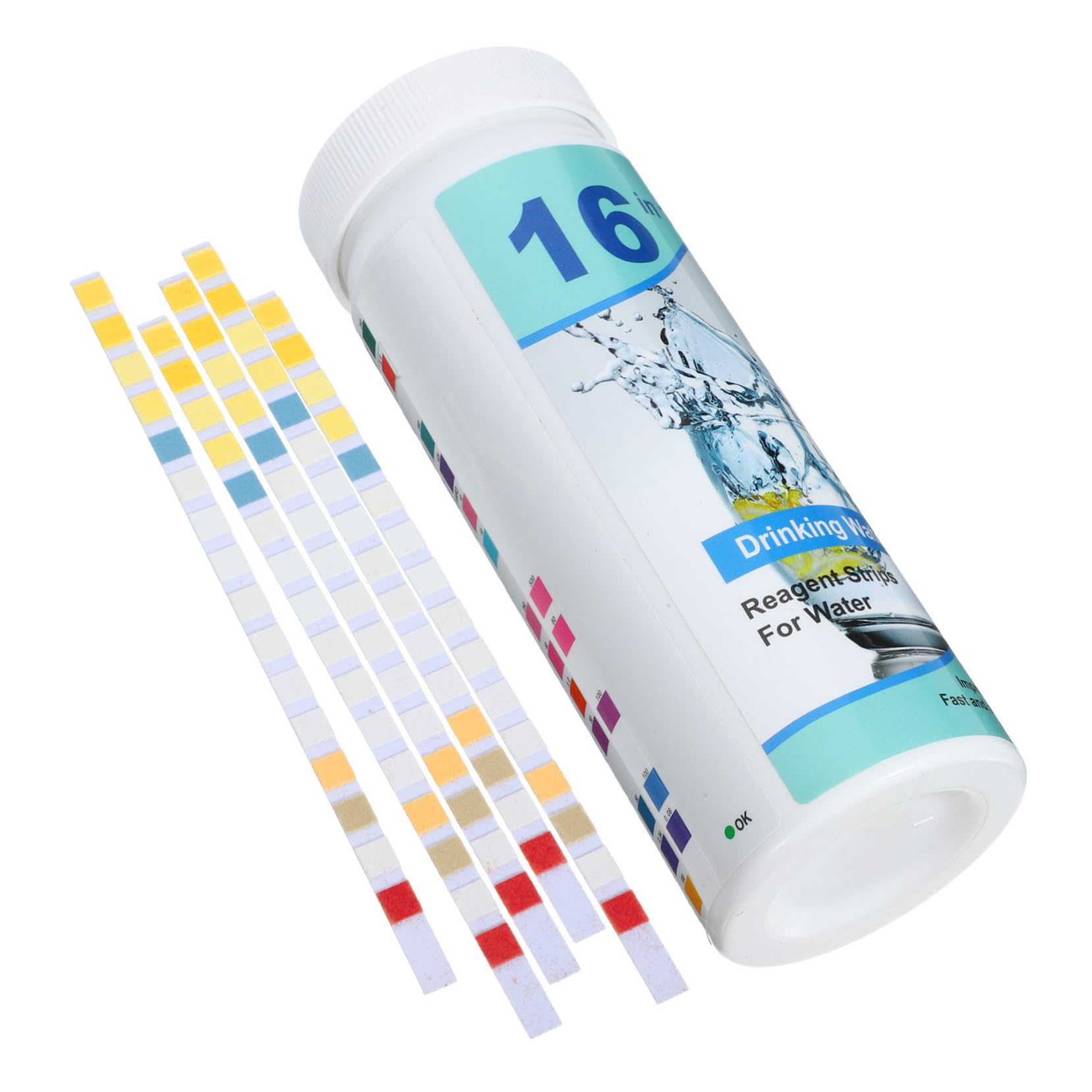 GLEAVI 400pezzi Strisce Test Per La Qualità Kit Di Test Per Potabile Strisce Reattive Per Controllo