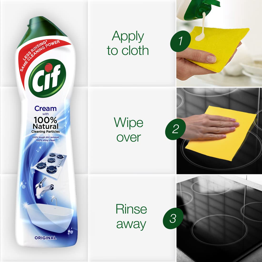 Cif Original 100% tough dirt removal Cream Cleaner multipurpose