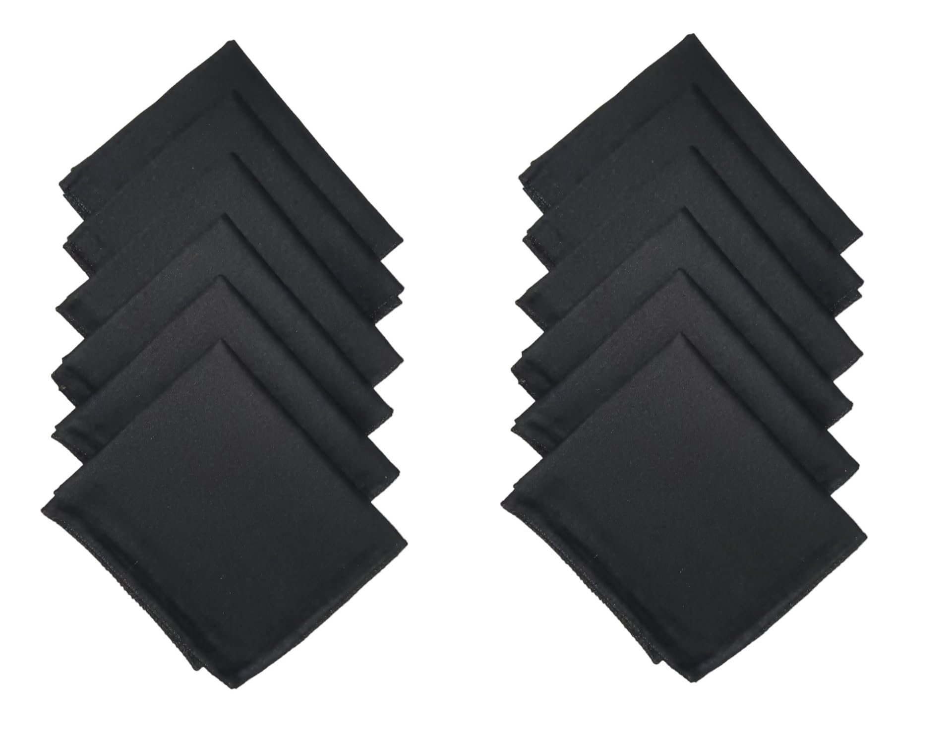 JOHNNIE BOY Premium Cotton Solid Handkerchief for Men and Boys | Super Absorbent & Fashionable Skin Care Hanky Rumal Handkerchiefs