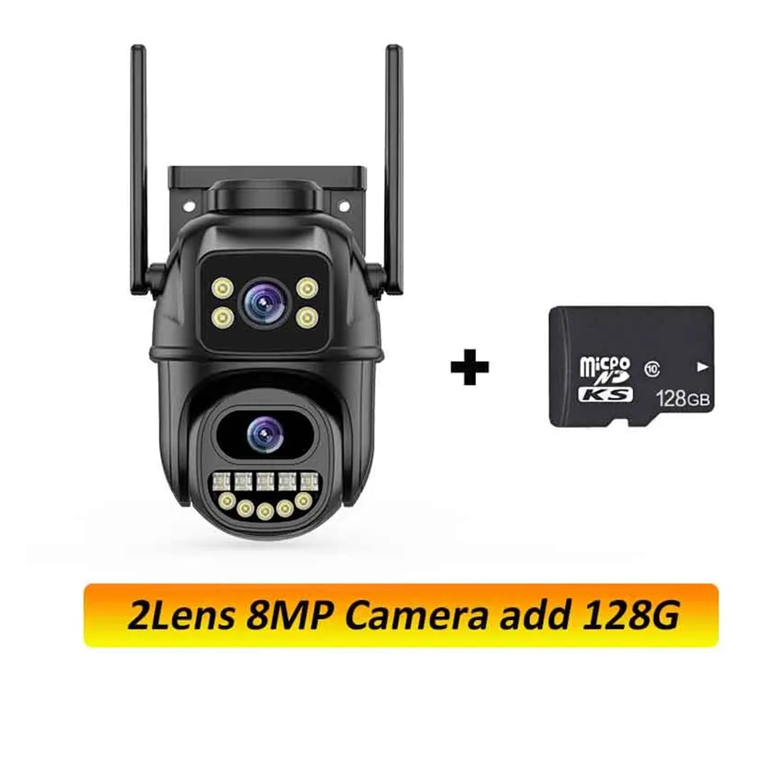 Caméra WiFi PTZ à Triple Objectif 12MP 6K