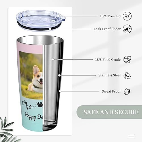 Vista 20 de Regalos para mamá, taza personalizada con tapa de pajita, vaso personalizado para mamá con nombres de niños, regalo personalizado para el día