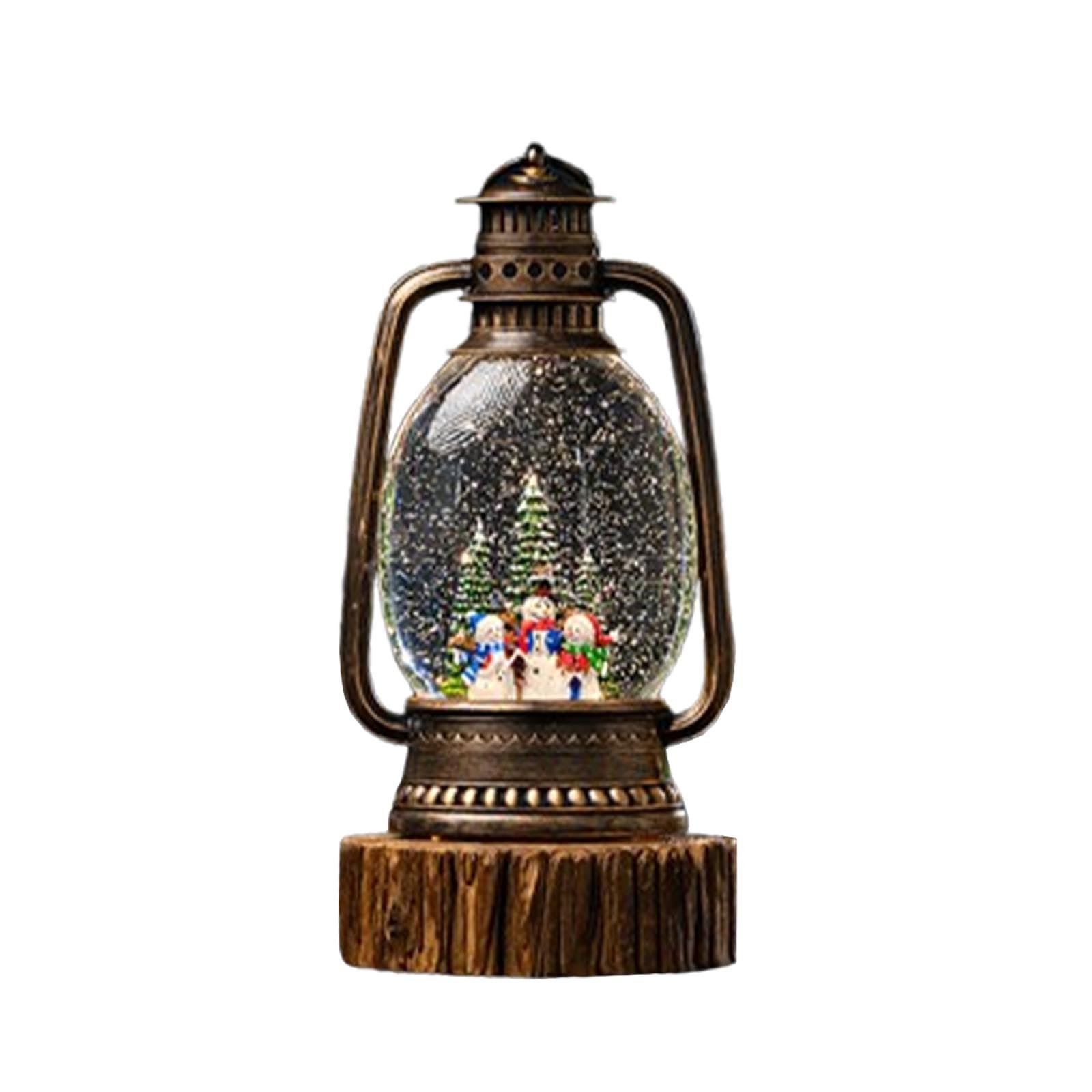 Bolas de nieve navideñas y farolillos para decorar tu árbol con magia