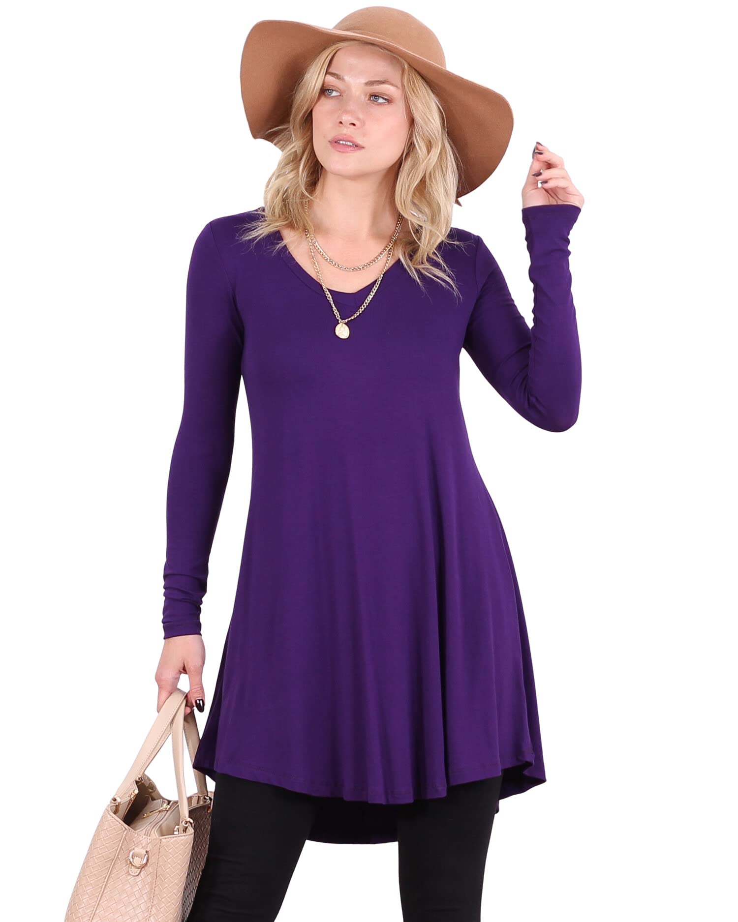 Popana Long Tops For Leggings For Casual Wear Long Tunic Shirts