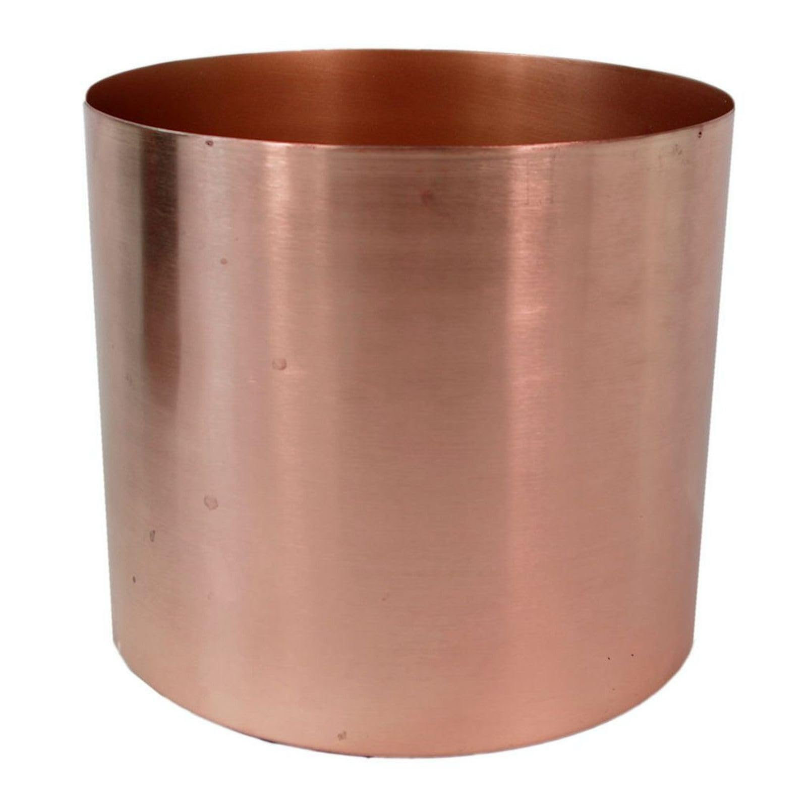 Leaf Copper Modern Metal Planter