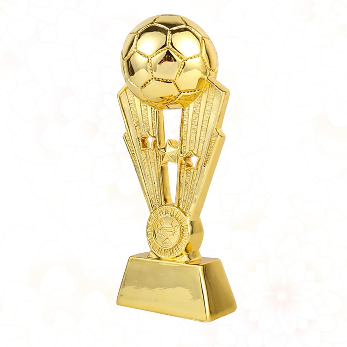 HANABASS De Plástico De Fútbol Chapado Dorado 10,5x8x24 Cm, Copa De Premio para Niños, para Escuela y Fiesta, Decoración para Jardín De Infancia y Eventos Deportivos