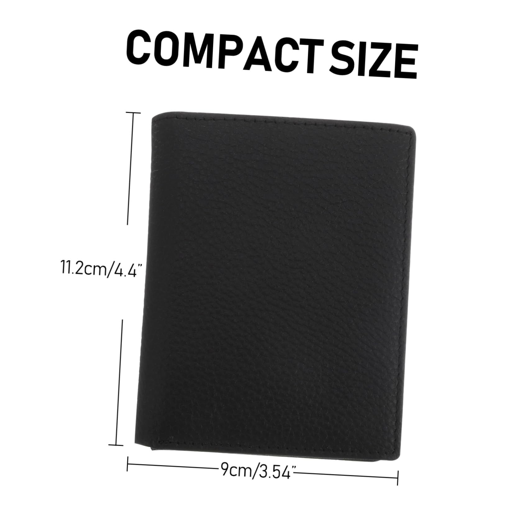 GANAZONO Driver's License Id Cards Wallet Cards Case Wallet Id Wallet Driver License Holder Wallet for Men Cards Holder Wallet for Men Cards Pouch Cowhide Black