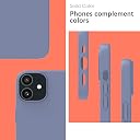 YATWIN Silicone Back Case for iPhone 11, Soft-Touch Phone Back Cover for Apple iPhone 11 - Lavender Grey gallery image