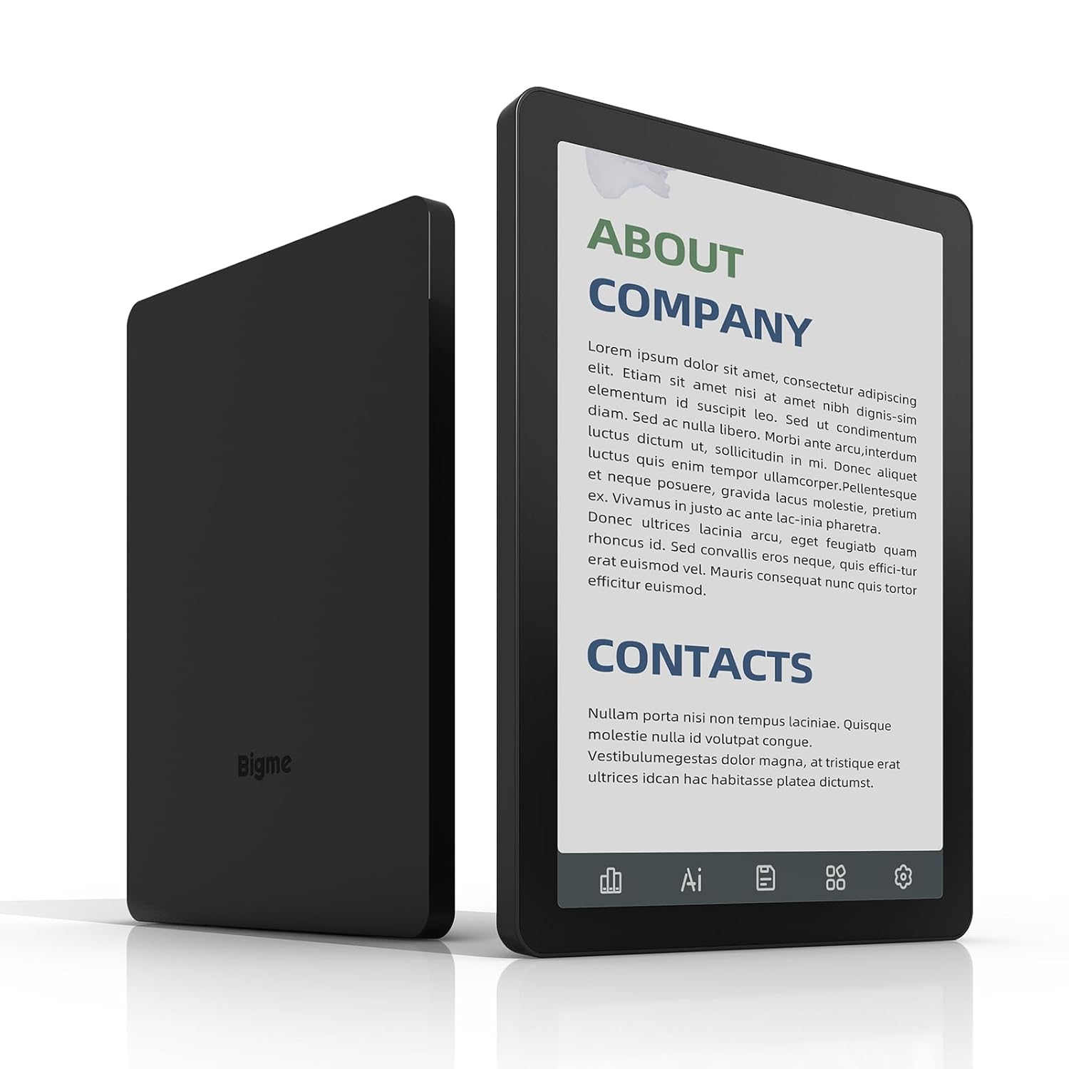 Bigme B6 Color E-Book Reader, 6 Inch E-Paper Tablet, 4GB+64GB Storage ...