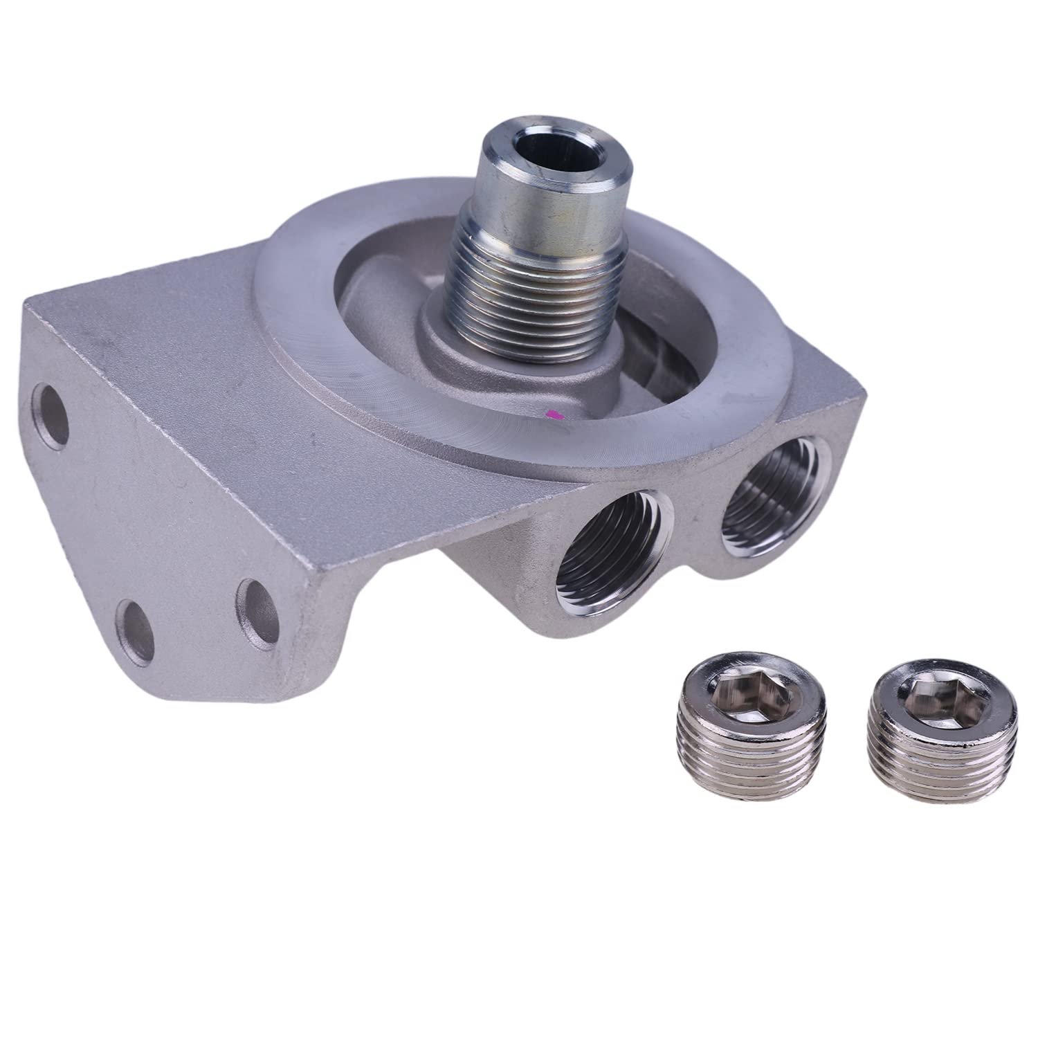 AIVWUMOT Fuel Filter Remote Mounting Base Compatible with CAT 1R-0750 1R-0749 fit for WIX 24770