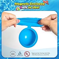 Vista 4 de 6 globos de agua reutilizables, juguetes de agua para piscina y playa, para niños y niñas, juguetes de verano para niños de 3 a 12 años, bola