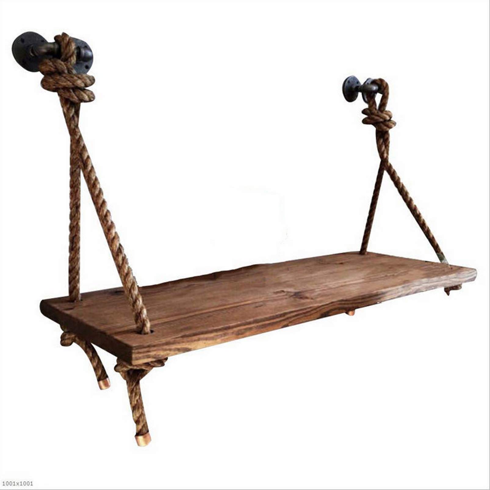 FMSBSC Industrial Rustic Wall-Mounted Table, Dining Table Desk, Pine Wood Wall-Mounted Bar Tables,100 * 60cm/39 * 24in