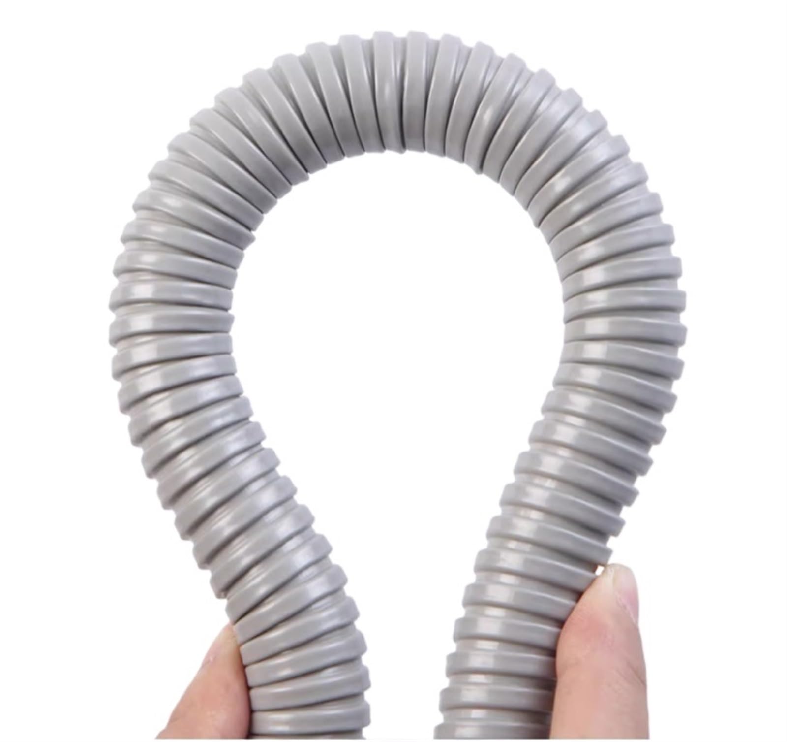 YDHSIKK Corrugated Wire Tube, PP Corrugated Conduit Tube for Wire Threading Multicolor 7-28mm 3 Meters(Grijs,13mm)