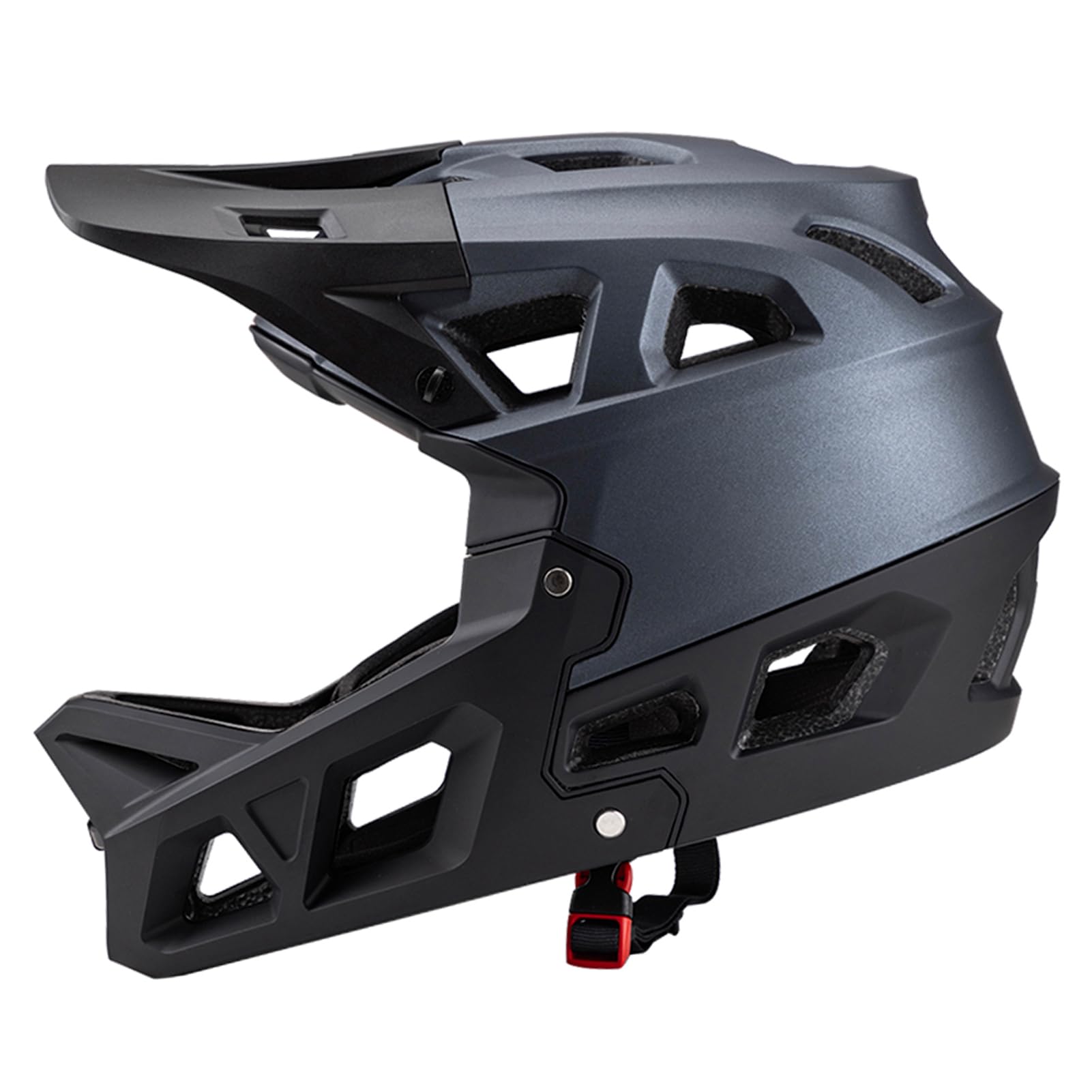 Casco de Bicicleta de Montaña para Adultos, Casco Descenso para Hombres y Mujeres con Más 31 Respiraderos, Bicicleta con Visera (VroomotoFgIB-BG-M)