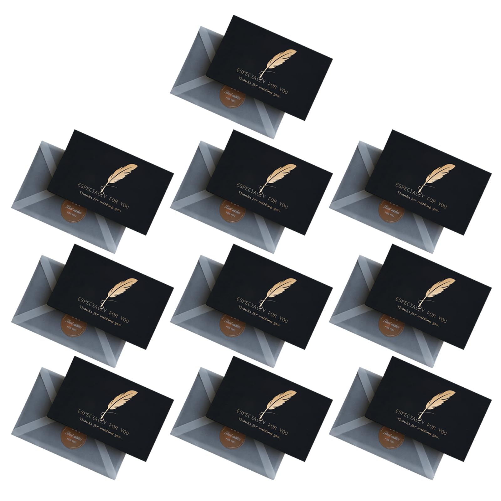 Confezione da 32 biglietti di ringraziamento da 350 g/m², con buste