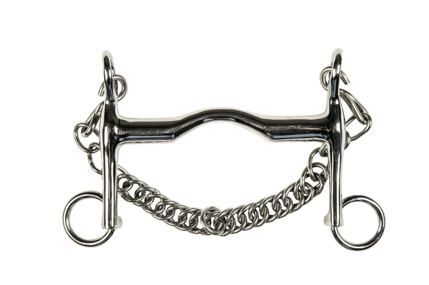 HKM Kandare-9885 - Ancla de equitación (14,5 cm), Color Plateado