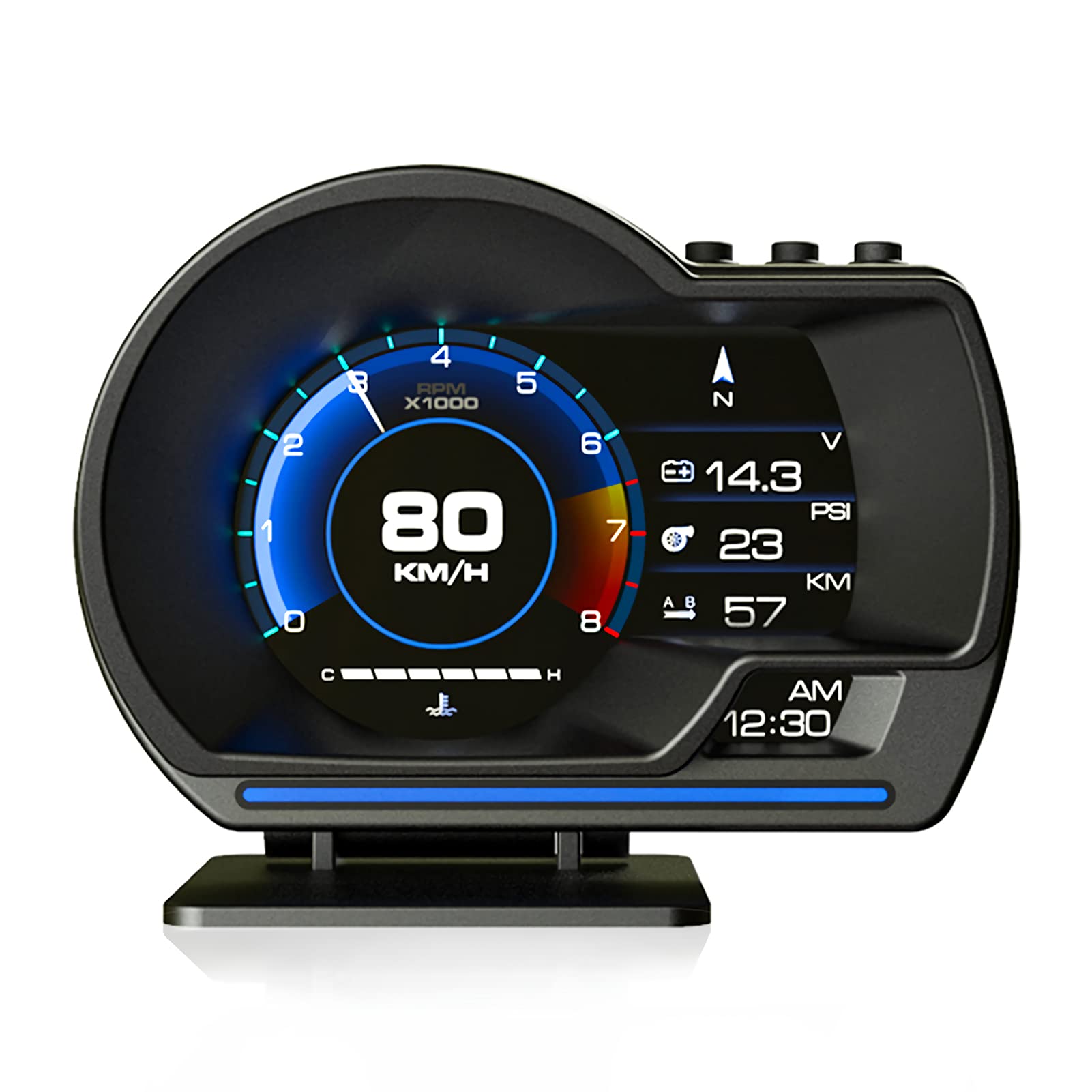 Buy AkaBane GPS+OBD2 Gauge Display, Heads Up Display for Cars, Digital