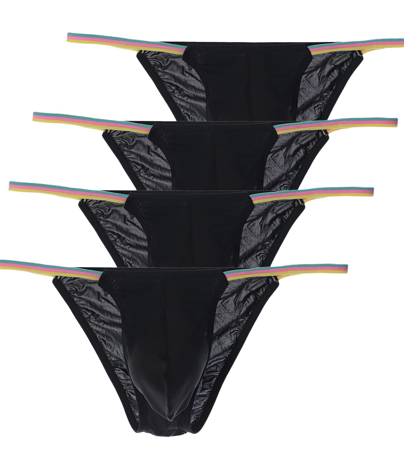 YuKaiChenMen's Briefs Low Rise Bikini Underwear Bulge Enhancing