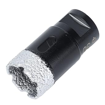 30mm Hole Saw, Standard Size High Efficiency Brazed Drill Bit Labor Saving for Marble Ceramic Tiles Concrete'