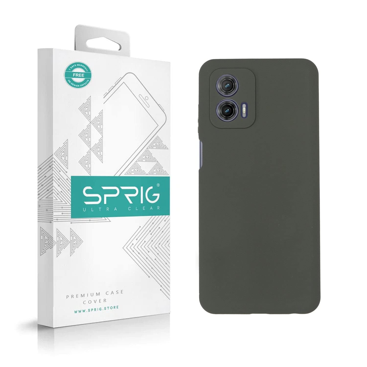 SPRIG Compatible with Motorola G73 5g Liquid Silicone Premium Back Cover Drop Tested Shock Proof Mobile Case for Men, Women, Boys and Girls with Camera Protection (Dark Grey) (B0C5N6BKVL) Amazon Price History, Amazon Price Tracker