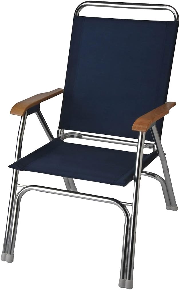 Deck & Yacht Chairs High Back Deck Chair - Navy