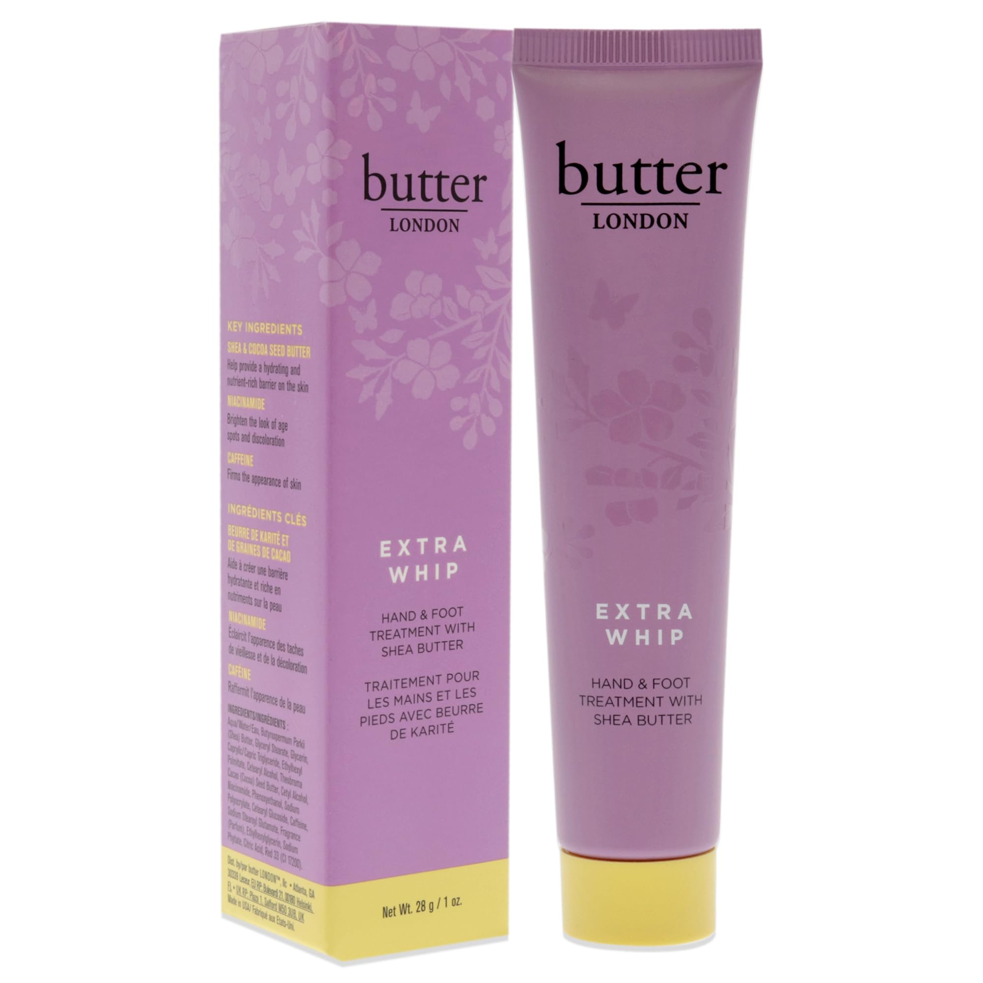 Extra Whip Hand and Foot Treatment with Shea Butter by Butter London for Unisex - 1 oz Treatment, Cranberry, 29.57 ml (Pack of 1) - Image 3