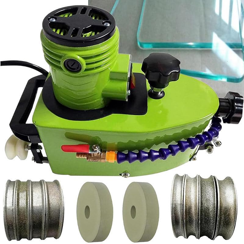 Electric Glass Edging Machine 800W - Portable Small Edger for Marble Stone Tile