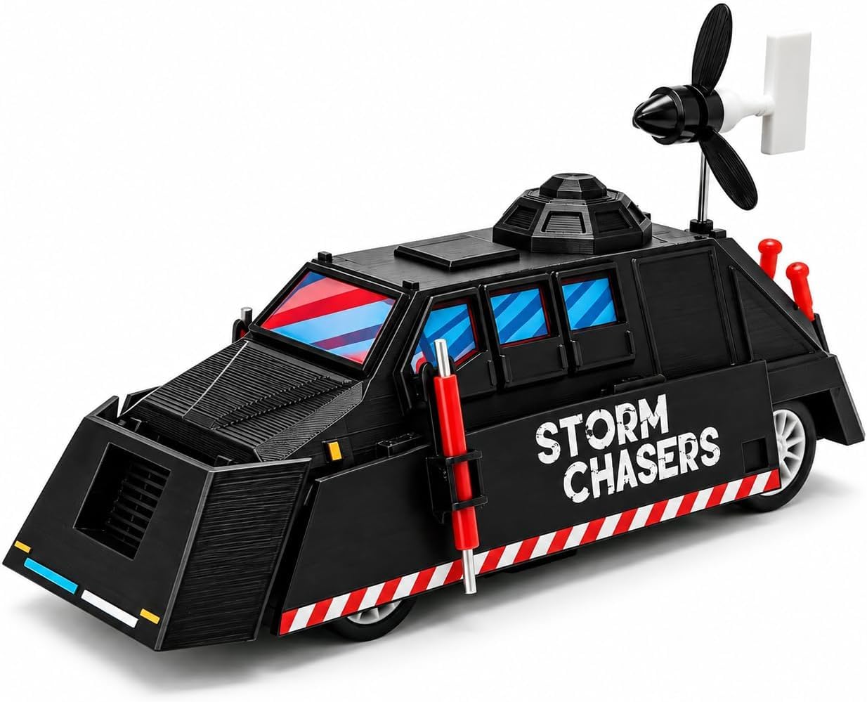 Deployable TIV-II Storm Chasers Car Toys Tornado Intercept Vehicle Storm Chaser Movable Wheels Great Car Model for Display & Birthday Gifts Toys for Boys Halloween
