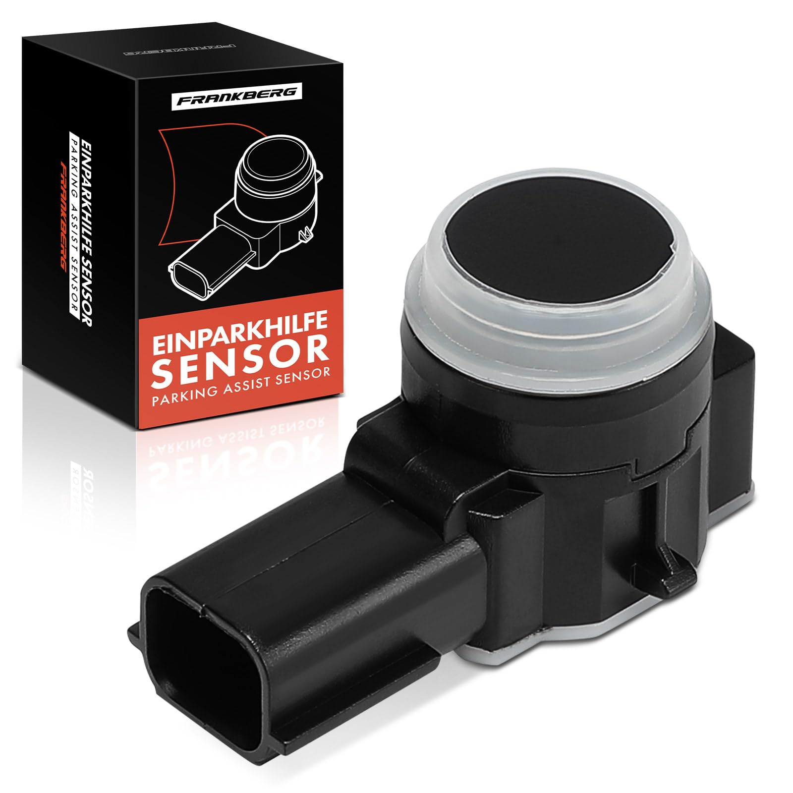 Frankberg Sensore di Parcheggio PDC Posteriore 3-Poli Compatibile con Fiesta VI CB1 CCN Ecosport B-Max JK Tourneo Courier B460 MPV Fiesta VI Van Replace# 5261157