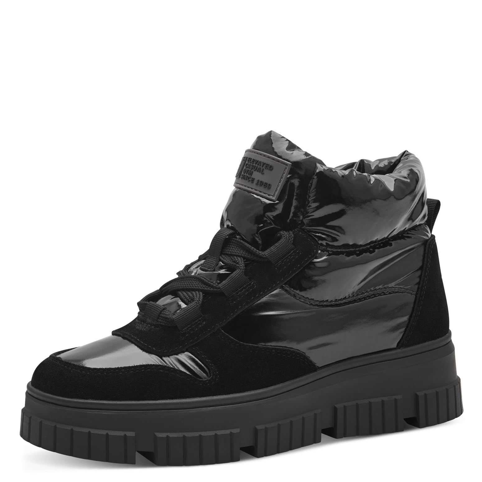 s.Oliver Women's Wl Lace Boot 5-26250-41 Snow, Black, 5 UK