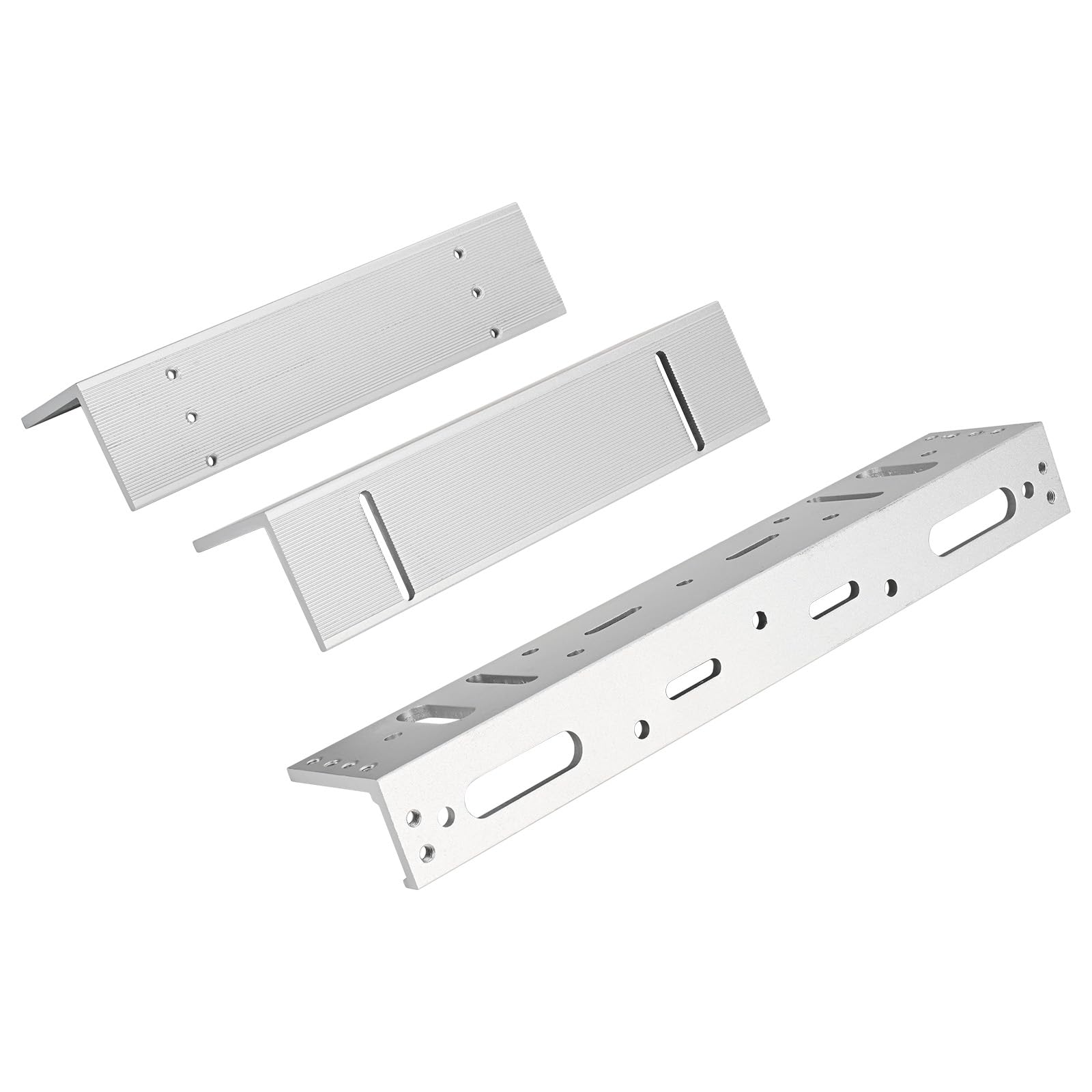 Serratura elettromagnetica con staffa a Z e L 600 libbre 280 kg Forza di tenuta Serratura magnetica elettrica 12 V Modalità NC Fail Safe per sistema di controllo accessi