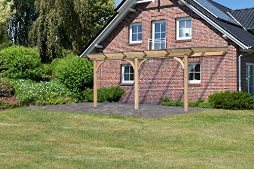 Preisvergleich Produktbild Karibu Terrassenüberdachung Premium Modell 3 Gr. B