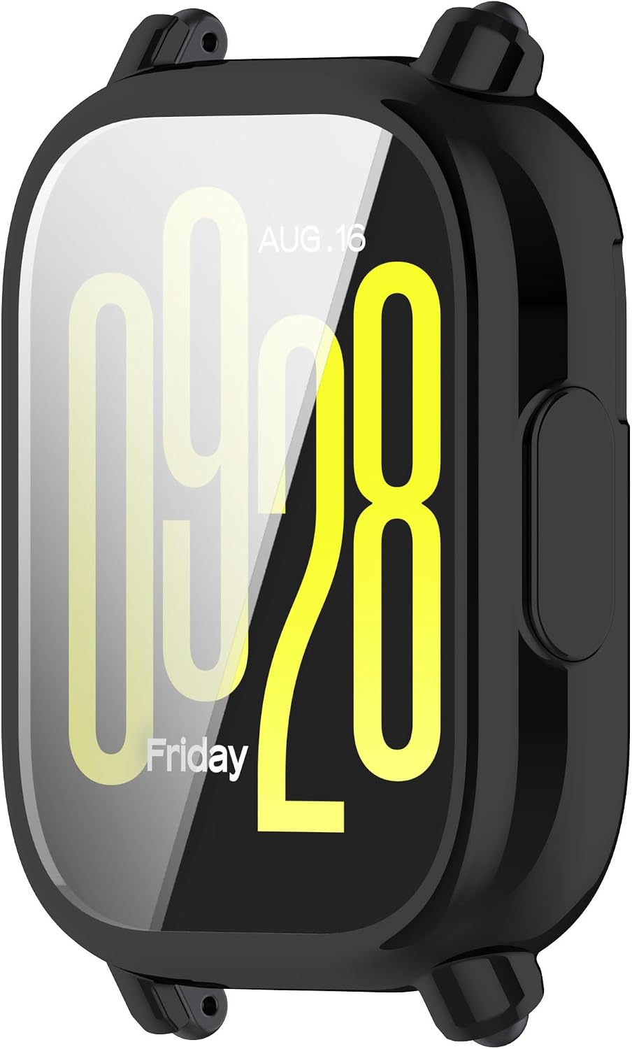 Capa protetora de silicone colorida para Redmi Watch 5 Active para mulheres e homens, capa protetora de silicone revestida com moldura protetora de tela para Redmi Watch 5 Active Smartwatch (preto) Capa protetora de silicone colorida para Redmi Watch 5 Active para mulheres e homens, capa protetora de silicone revestida com moldura protetora de tela para Redmi Watch 5 Active Smartwatch (preto)