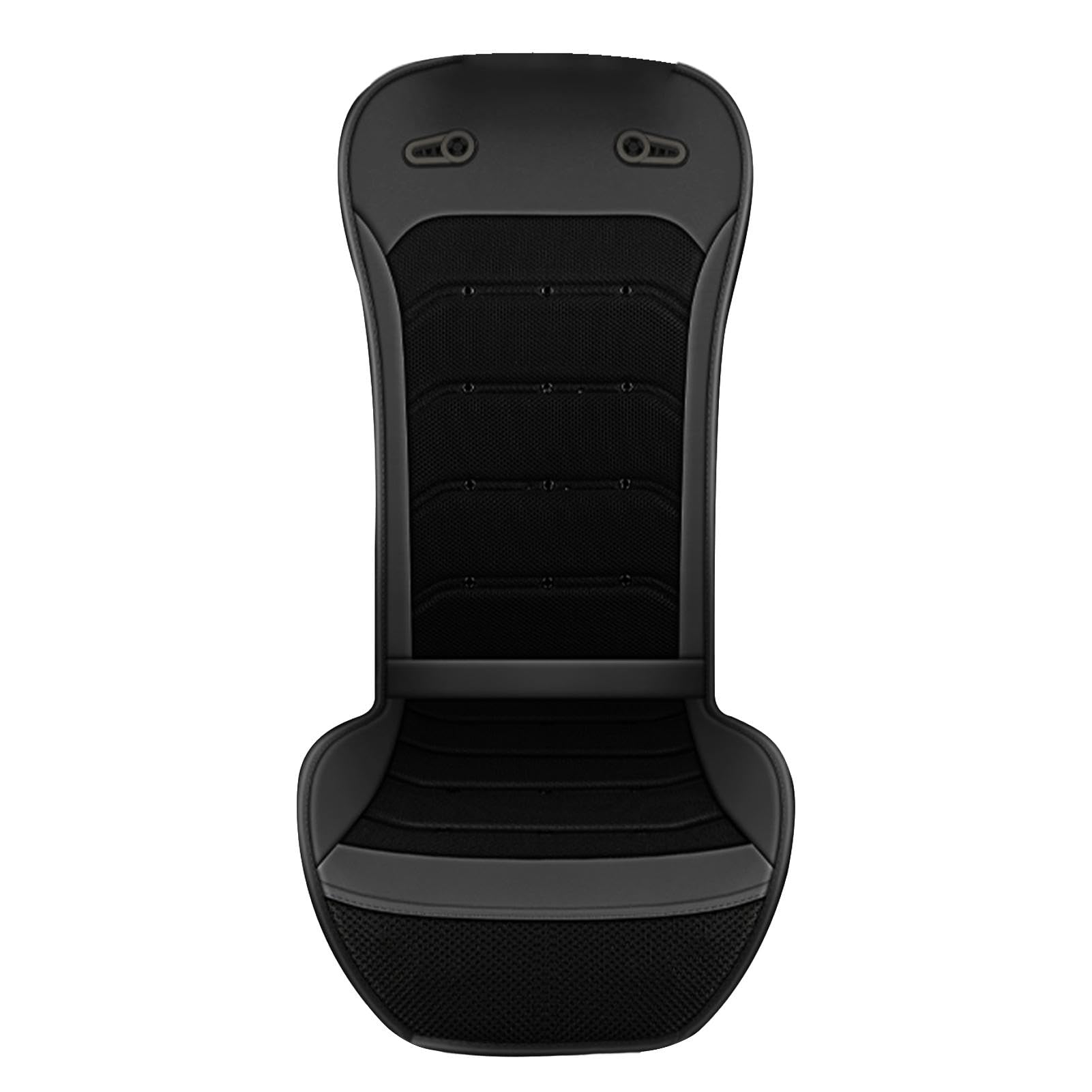 Funda De Asiento De Coche con Refrigeración, Cojín De Asiento De Coche con Ventilación De 12 V-24 V, Funda De Asiento Refrigerada con 2 Ventiladores De Alta Potencia Y 24 Orificios De Ventilación