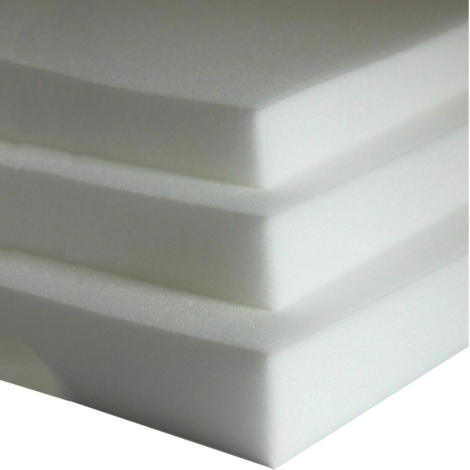 TOP STYLE COLLECTION High-Density Foam Cushions Seat Pads Chair Firm Foam | Upholstery White Foam | Size -20"X20"X4